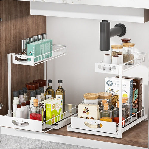 2-Layer Punch-Free Storage Rack