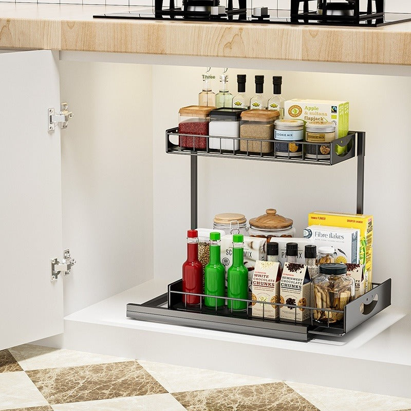 2-Tier Bathroom Sink Storage Rack Set